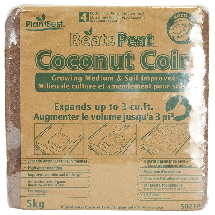 BeatsPeat Coconut Coir 3 cu ft brick