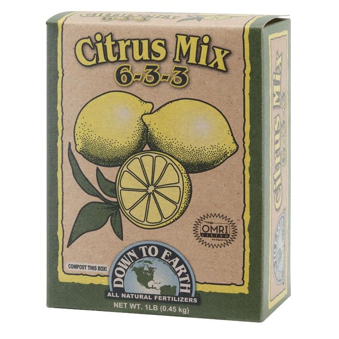 Citrus Mix Fertilizer  6-3-3 (1 lb box)