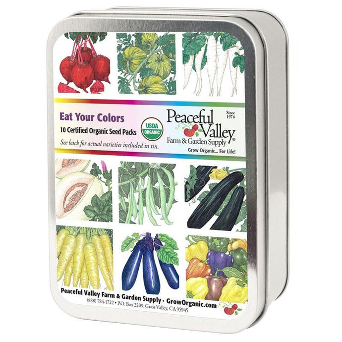 Gift Seed Tin - Eat Your Colors