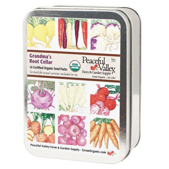 Gift Seed Tin - Grandma's Root Cellar Collection