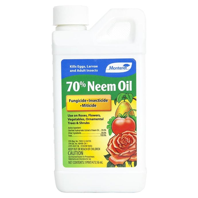 Monterey 70% Neem Oil 1 pint bottle - front