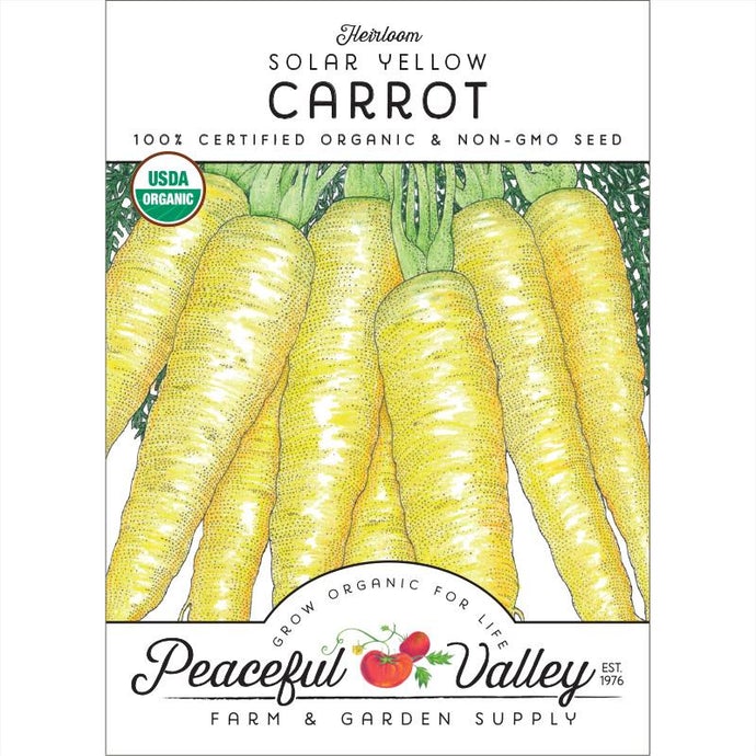 Organic Carrot, Solar Yellow