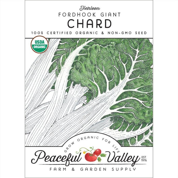 Organic Chard, Fordhook Giant