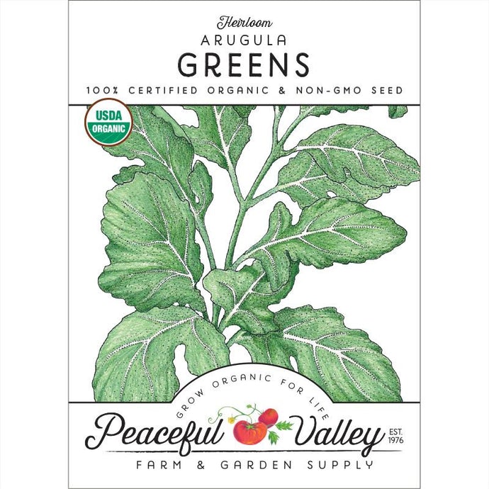  Organic  Greens  Arugula-seed  pack 