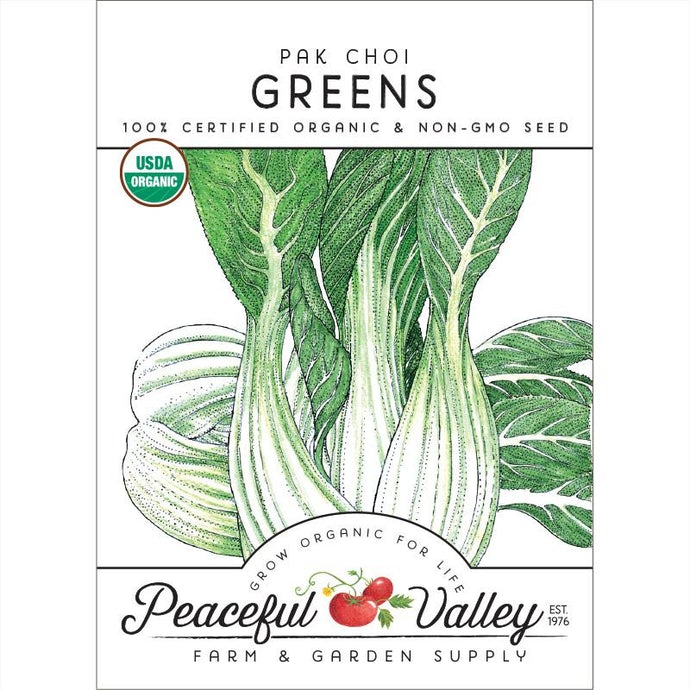  Organic  Greens  Pak  Choi-pack 