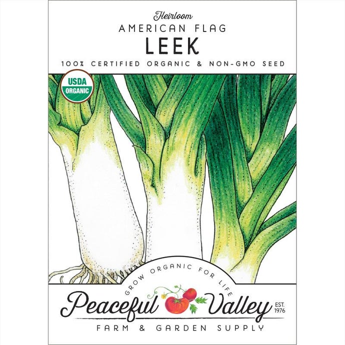  Organic  Leek  American  Flag-pack 