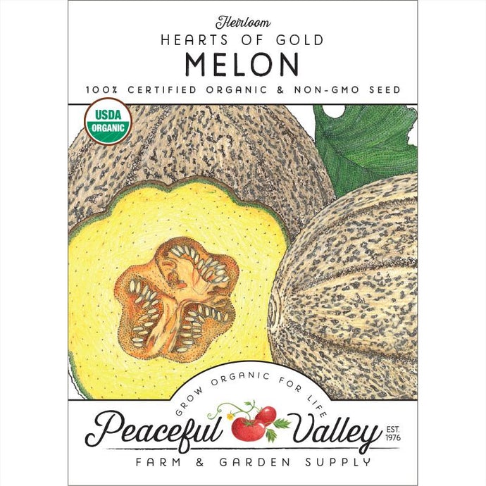  Organic  Melon  Hearts  of  Gold 