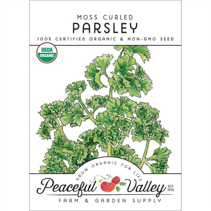  Organic  Parsley  Moss  Curled-pack 