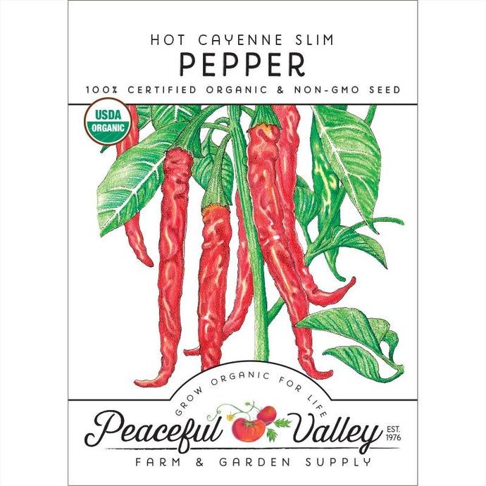  Organic  Pepper  Hot  Cayenne  Slim-pack 