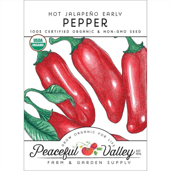  Organic  Pepper  Hot  Jalapeñ  o  Early-pack 