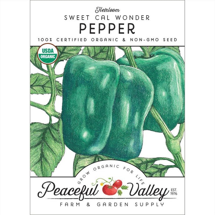  Organic  Pepper  Sweet  Cal  Wonder-pack 