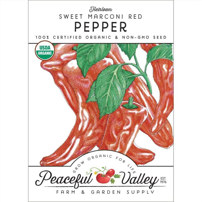  Organic  Pepper  Sweet  Marconi  Red-pack 