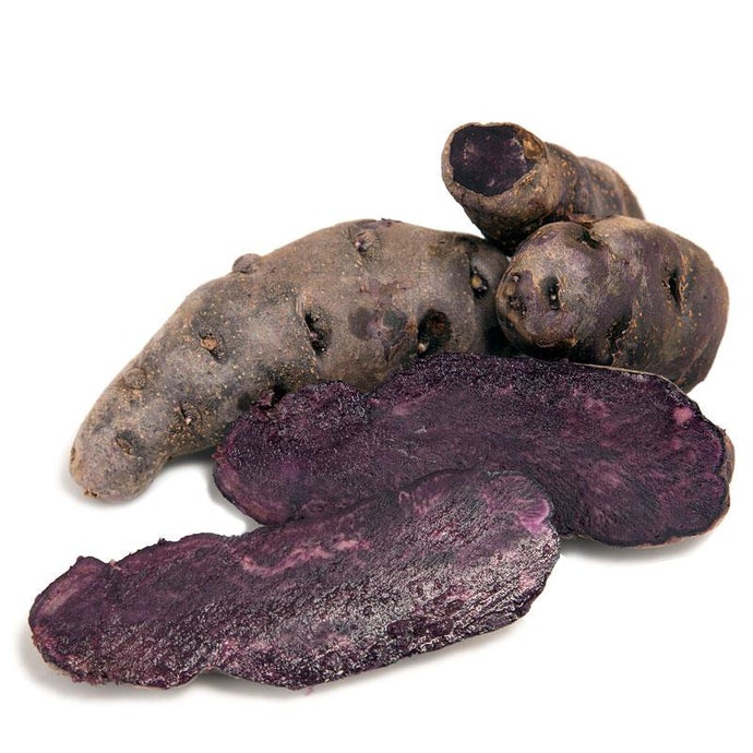 Organic Purple Peruvian Fingerling Seed Potatoes