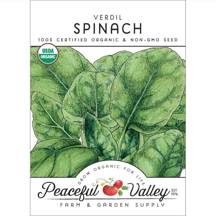 Organic Spinach, Verdil