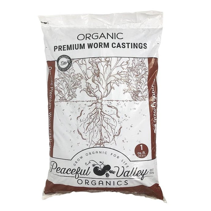 PV Organics Premium Earthworm Castings (1 cu ft)