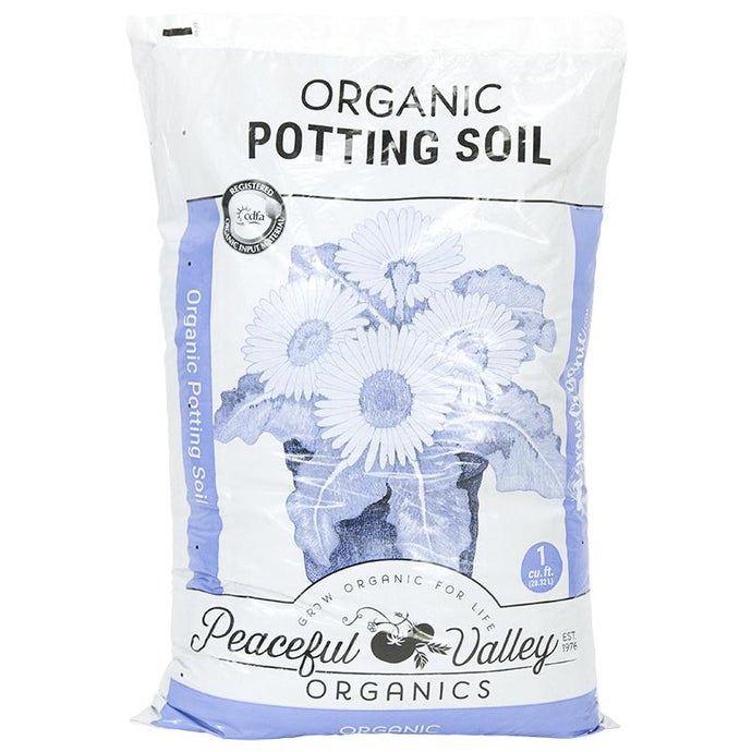 Peaceful Valley Organics Organic Potting Soil 1 cubic foot bag.