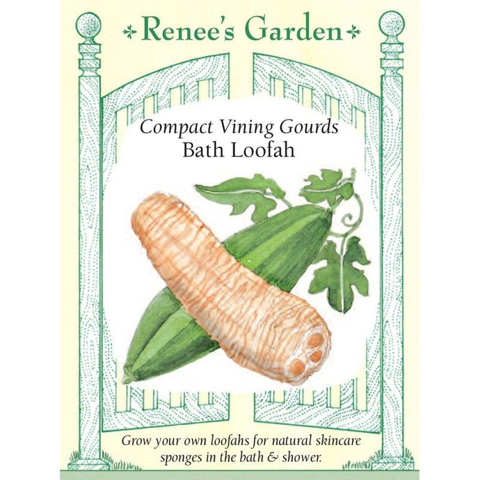 Renee's Garden Gourd Compact Vining Bath Loofah