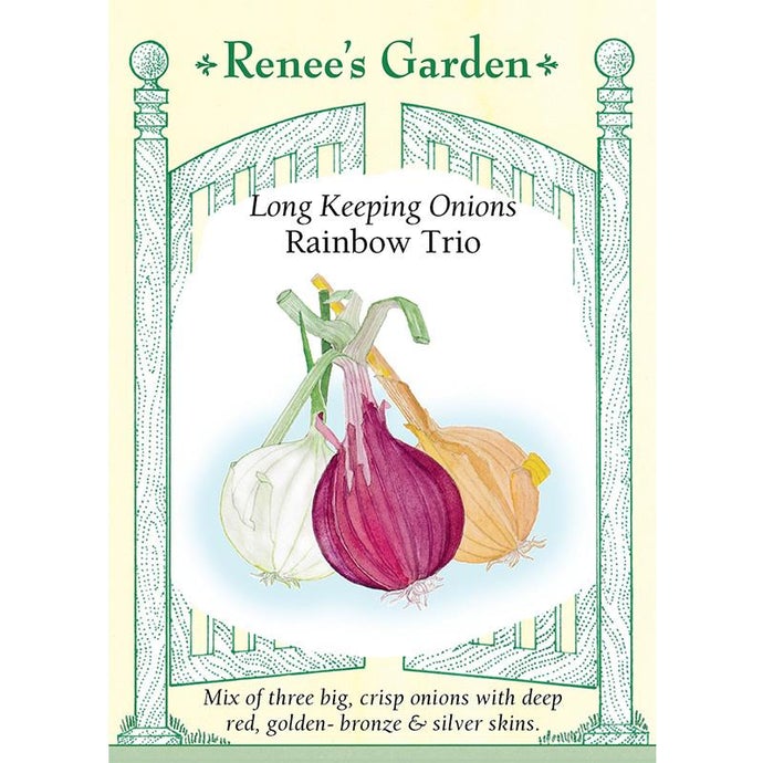 Renee's Garden Onion Long Keeping Rainbow Trio