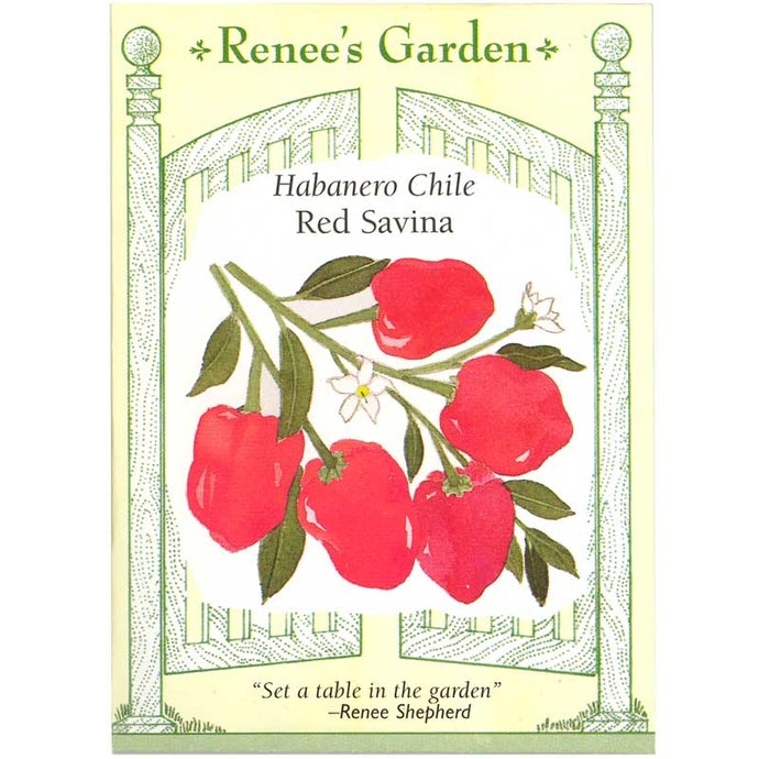 Renee's Garden Pepper Chile Red Savina Habanero