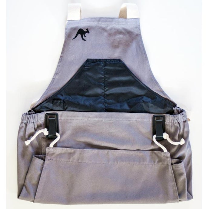 Roo Gardening Apron - Gray